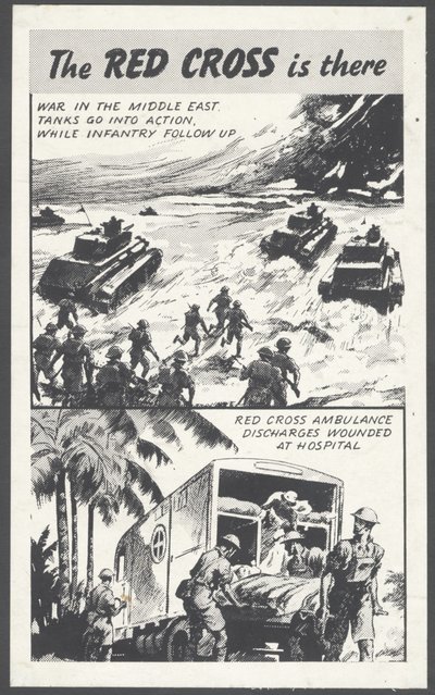 Publicité en temps de guerre de la Croix-Rouge - Wilfred Fryer