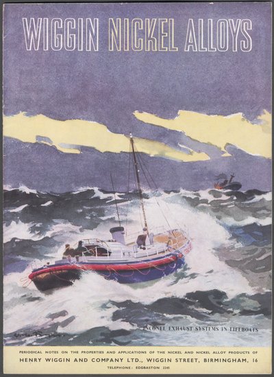 Wiggin Nickel Alloys, années 1960 - Wilfred Fryer