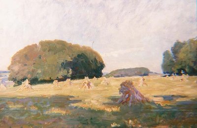 Meules dans un champ - Wilfred Gabriel de Glehn