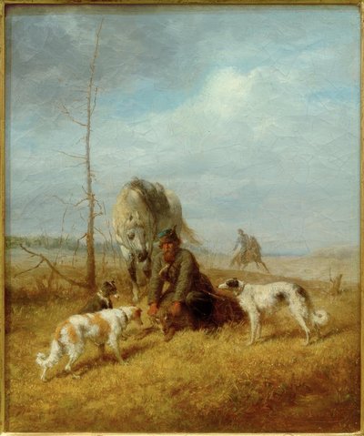 Chasse au loup en été - Wilhelm Amandus Beer