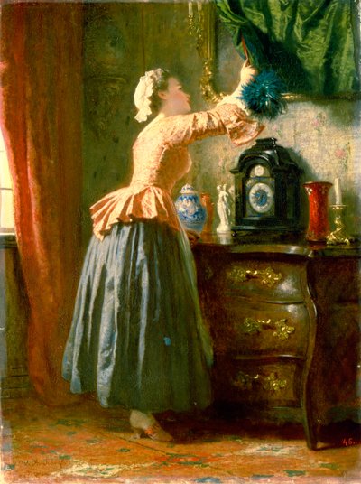 Une servante, 19e siècle - Wilhelm Amberg