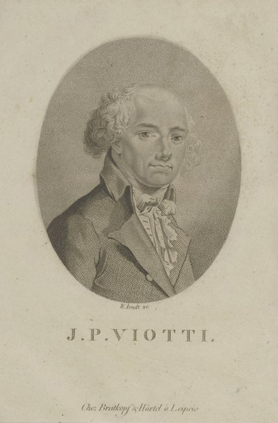 Portrait du compositeur Giovanni Battista Viotti 1755-1824, c. 1800 - Wilhelm Arndt