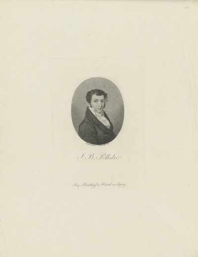 Portrait du violoniste et compositeur Giovanni Battista Polledro 1781-1853, vers 1810 - Wilhelm Arndt