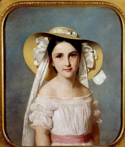 Portrait de Mademoiselle Emily Leo. Portrait d