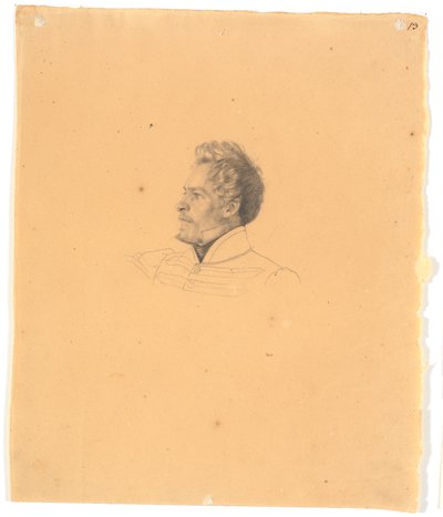 Portrait du médailleur Christen Christensen - Wilhelm Bendz