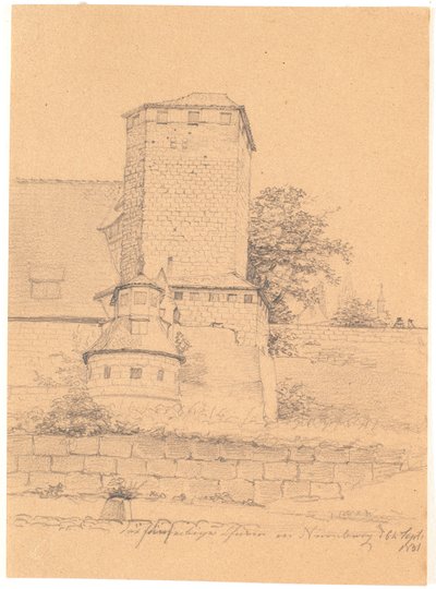 Construction de tour. Nuremberg - Wilhelm Bendz