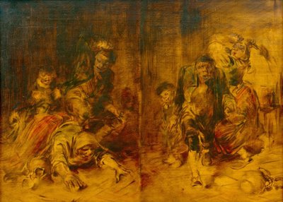 Scènes de bagarre rurale - Wilhelm Busch