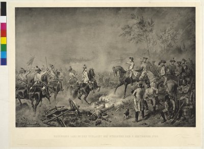 Archiduc Charles à la bataille de Wurtzbourg - Wilhelm Camphausen