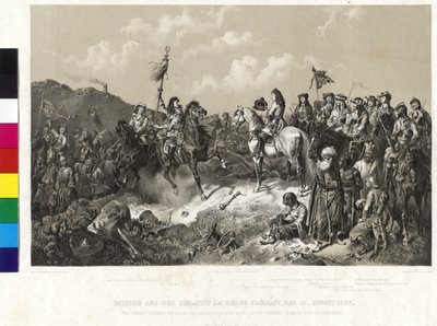 Épisode de la bataille des monts Harsany le 12 août 1687 - Wilhelm Camphausen