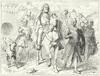 Henri le Lion, duc de Saxe, devant Bardowiek - Wilhelm Camphausen