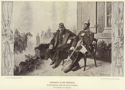 Napoléon III et Bismarck le matin après la bataille de Sedan - Wilhelm Camphausen