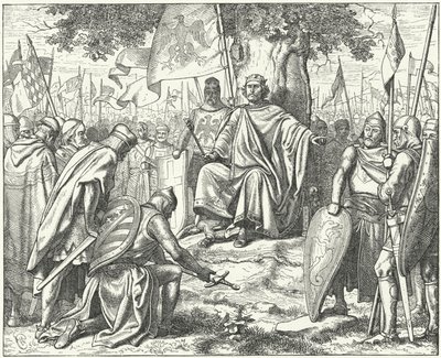 Soumission des princes saxons à l