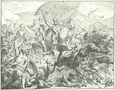 Le général tchèque et chef hussite Jan Zizka en bataille - Wilhelm Camphausen
