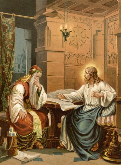 Conversation de Jésus avec Nicodème - Wilhelm Ebbinghaus
