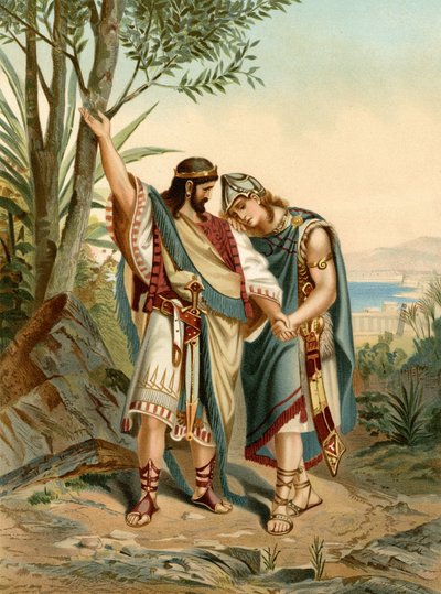 Amitié de Jonathan et David - Wilhelm Ebbinghaus
