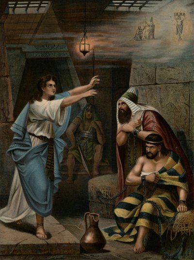 Joseph interprétant les rêves de ses codétenus - Wilhelm Ebbinghaus