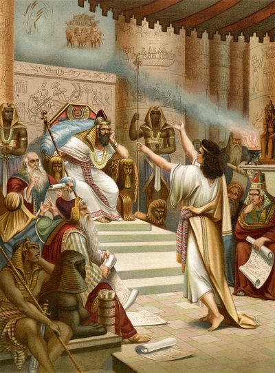 Joseph interprétant les rêves du Pharaon - Wilhelm Ebbinghaus