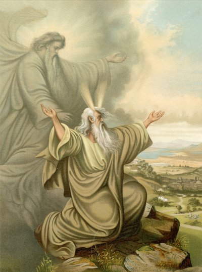 Le Seigneur montre à Moïse la Terre Promise - Wilhelm Ebbinghaus