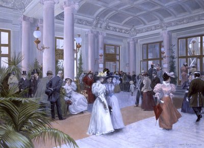 Das Vestibül des Kaiserbads - Wilhelm Gause