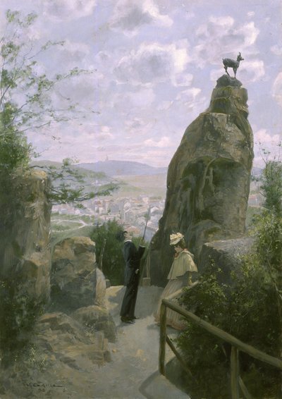 Le Chamois au saut du cerf - Wilhelm Gause