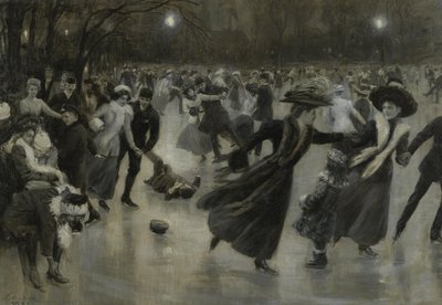 Fête sur la glace, 1909 - Wilhelm Gause