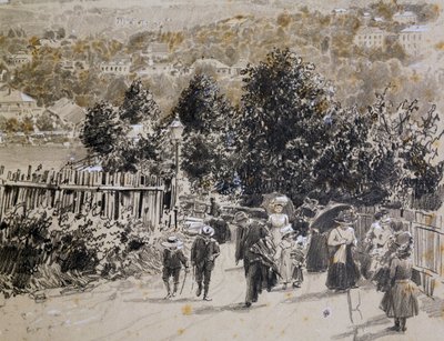 Voyage à la campagne près de Vienne - Wilhelm Gause