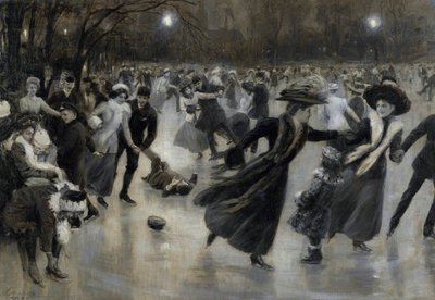 Une fête sur la glace - Wilhelm Gause