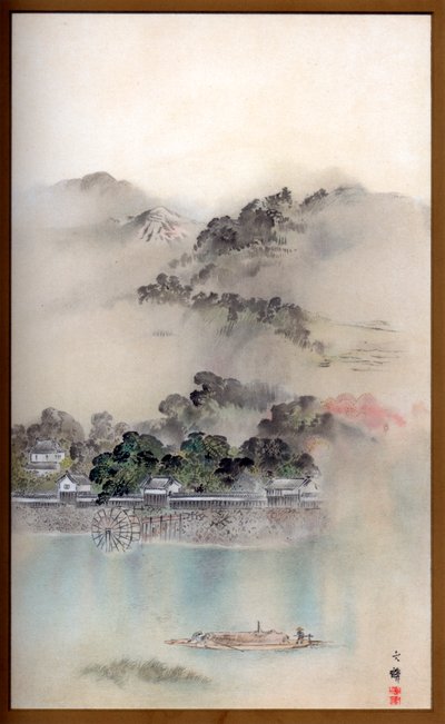 Un matin de printemps sur la rivière Yodo, vers 1870-1886 - Wilhelm Greve