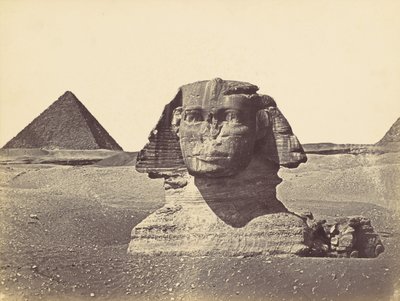 Tête du Sphinx, vers 1860 - Wilhelm Hammerschmidt