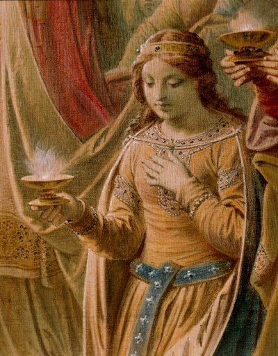 Le Miracle du Graal, de la saga Lohengrin (détail) - Wilhelm Hauschild
