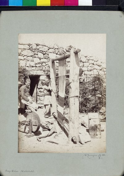 Métier à tisser à Cnide au cap Krio - Wilhelm J. Burger