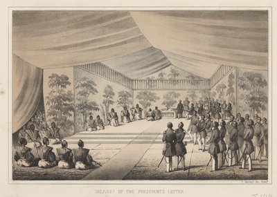 Livraison de la lettre du président, 1855 - Wilhelm Joseph Heine