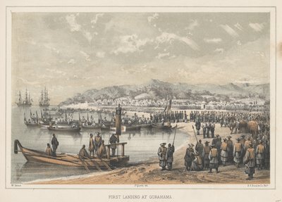 Premier débarquement à Gorahama, 1855 - Wilhelm Joseph Heine