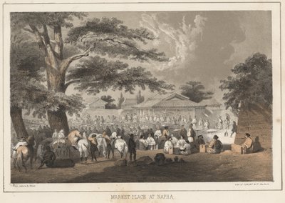 Place du marché à Napha, 1855 - Wilhelm Joseph Heine