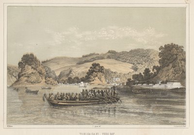 To-Ri-Ga-Sa-Ki, baie de Yedo, 1855 - Wilhelm Joseph Heine