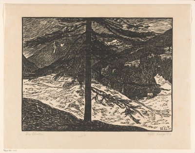 Le Mélèze - Wilhelm Laage (signed by artist)