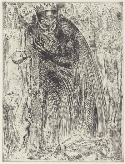 Macbeth V (La vision de Lady Macbeth) - Wilhelm Lehmbruck