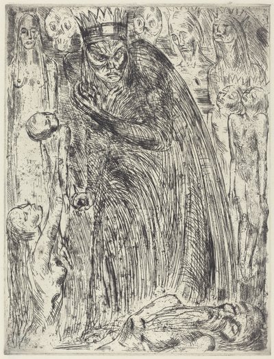 Macbeth V (La vision de Lady Macbeth) - Wilhelm Lehmbruck