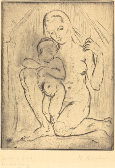 Mutter und Kind - Wilhelm Lehmbruck