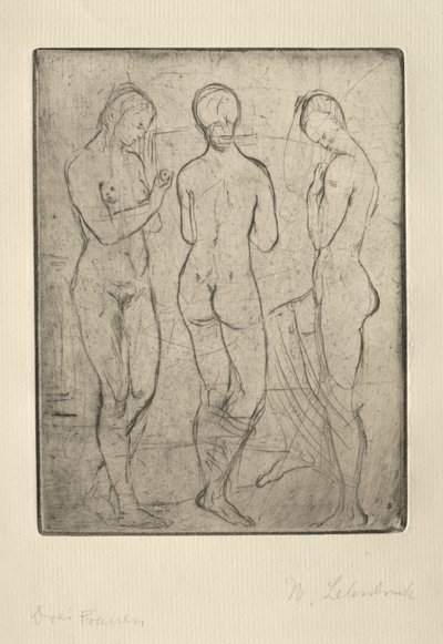 Trois Femmes - Wilhelm Lehmbruck
