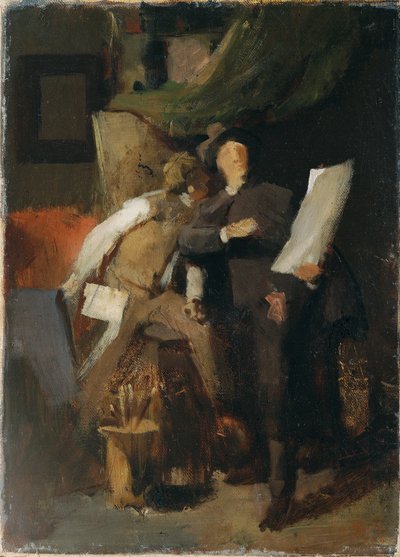Les critiques - Wilhelm Maria Hubertus Leibl