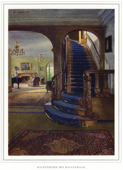 Affaires des fabricants de tapis Halbmond-Teppichfabrik Von Koch Und Te Kock - Wilhelm Ludwig Heinrich Claudius