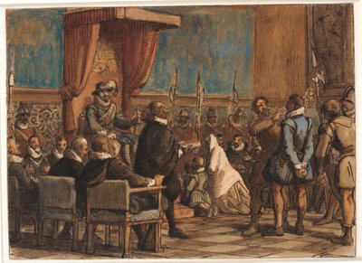 Chr. 4. ordonne au bourreau de prendre la chaîne de l
