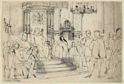 Christian IV au tribunal - Wilhelm Marstrand