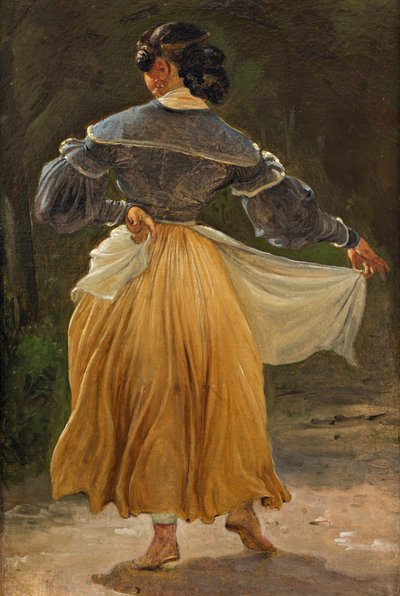 Femme romaine dansant, avant 1838 - Wilhelm Marstrand