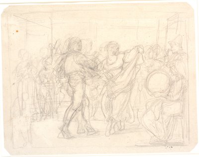 Danse dans une fromagerie - Wilhelm Marstrand