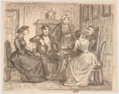 Le nouveau membre de la famille - Wilhelm Marstrand