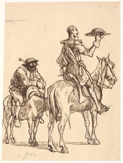 Don Quichotte regarde son casque - Wilhelm Marstrand