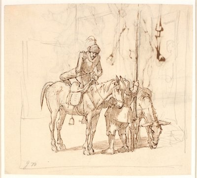 Don Quichotte monte à cheval - Wilhelm Marstrand