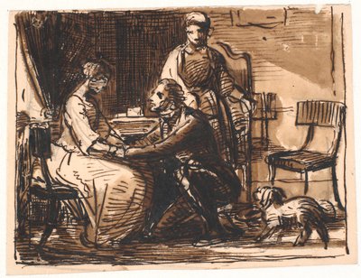 La déclaration - Wilhelm Marstrand